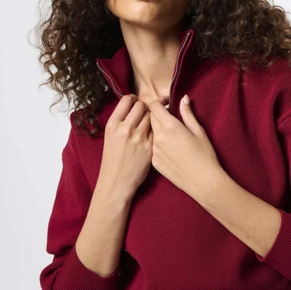 Red Ribbed Sweater