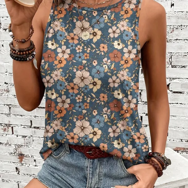 Floral Sleeveless Top
