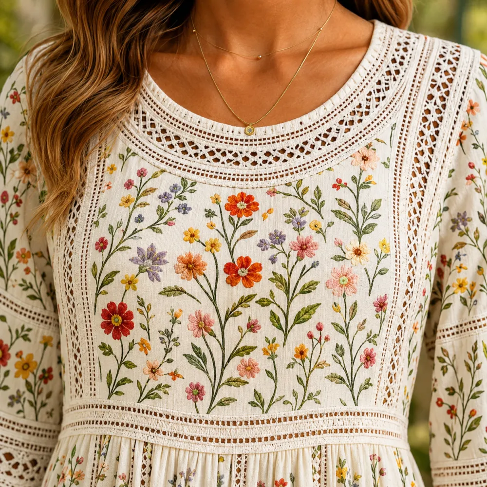Polished Refined Women's Floral Midi Dress