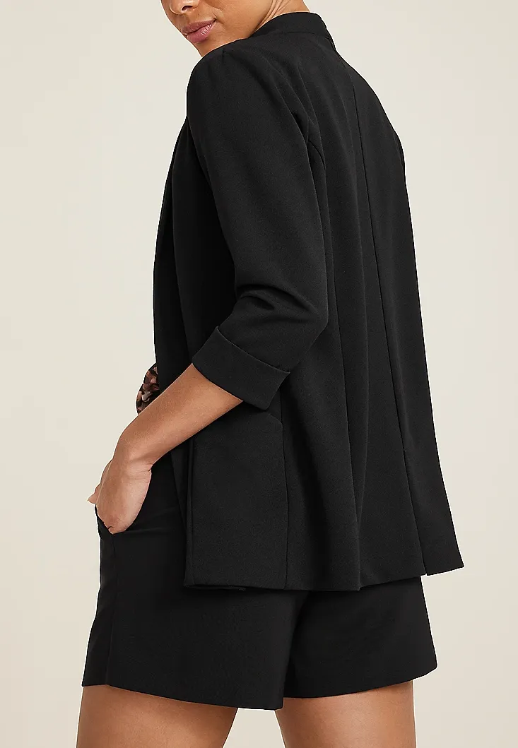 Curve Hem Blazer