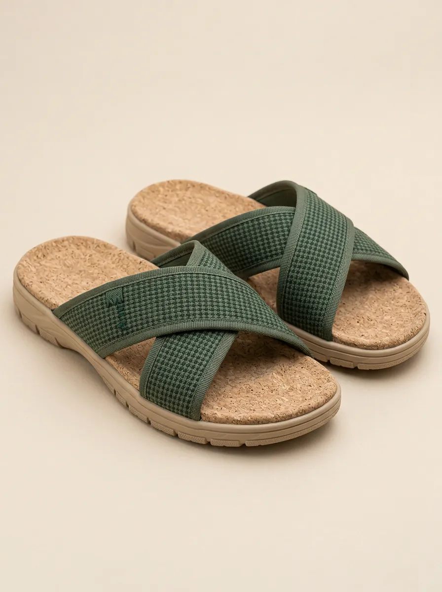 Men's Graphic Detail Relaxed Casual Slides