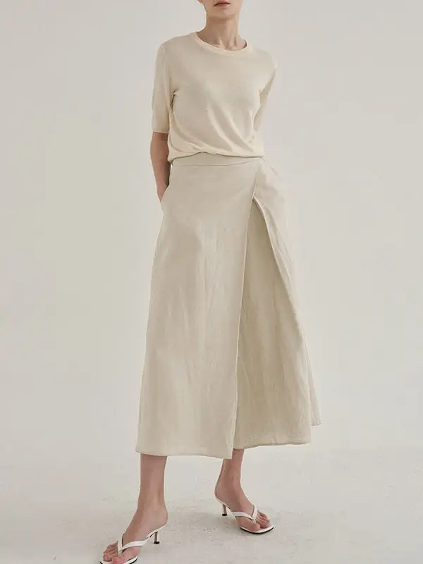 Women's Cropped Loose Fit Pants