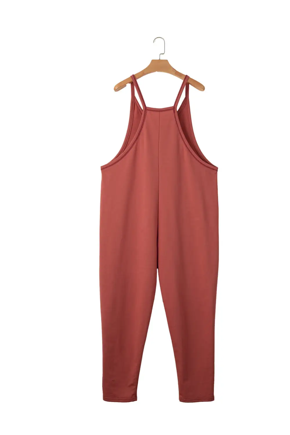 Flame Side Pockets Harem Sleeveless V Pants