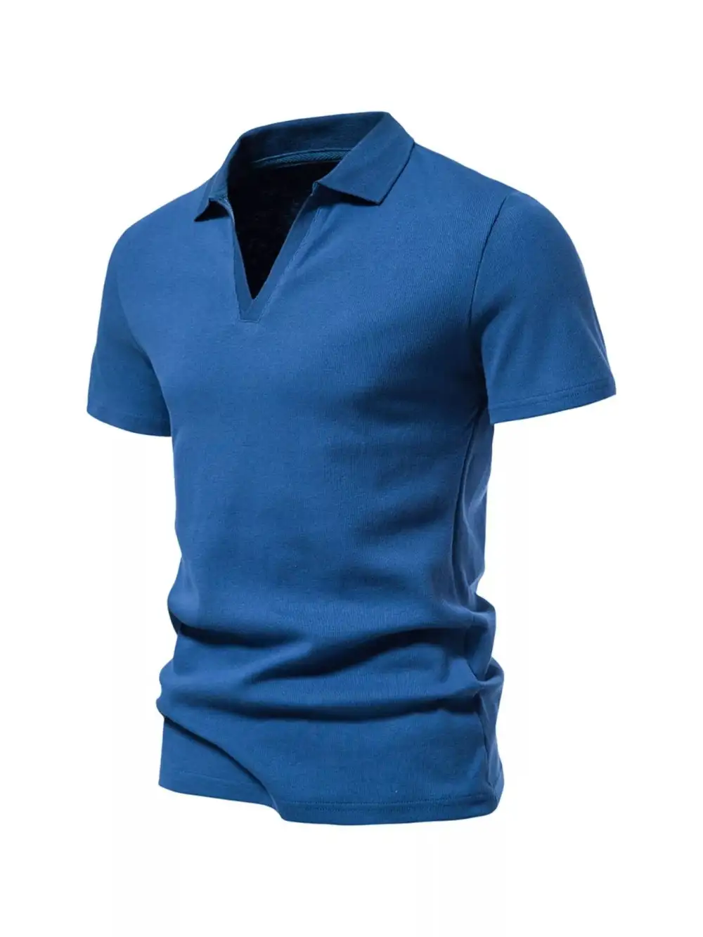 Notched-Collar Polo Shirt