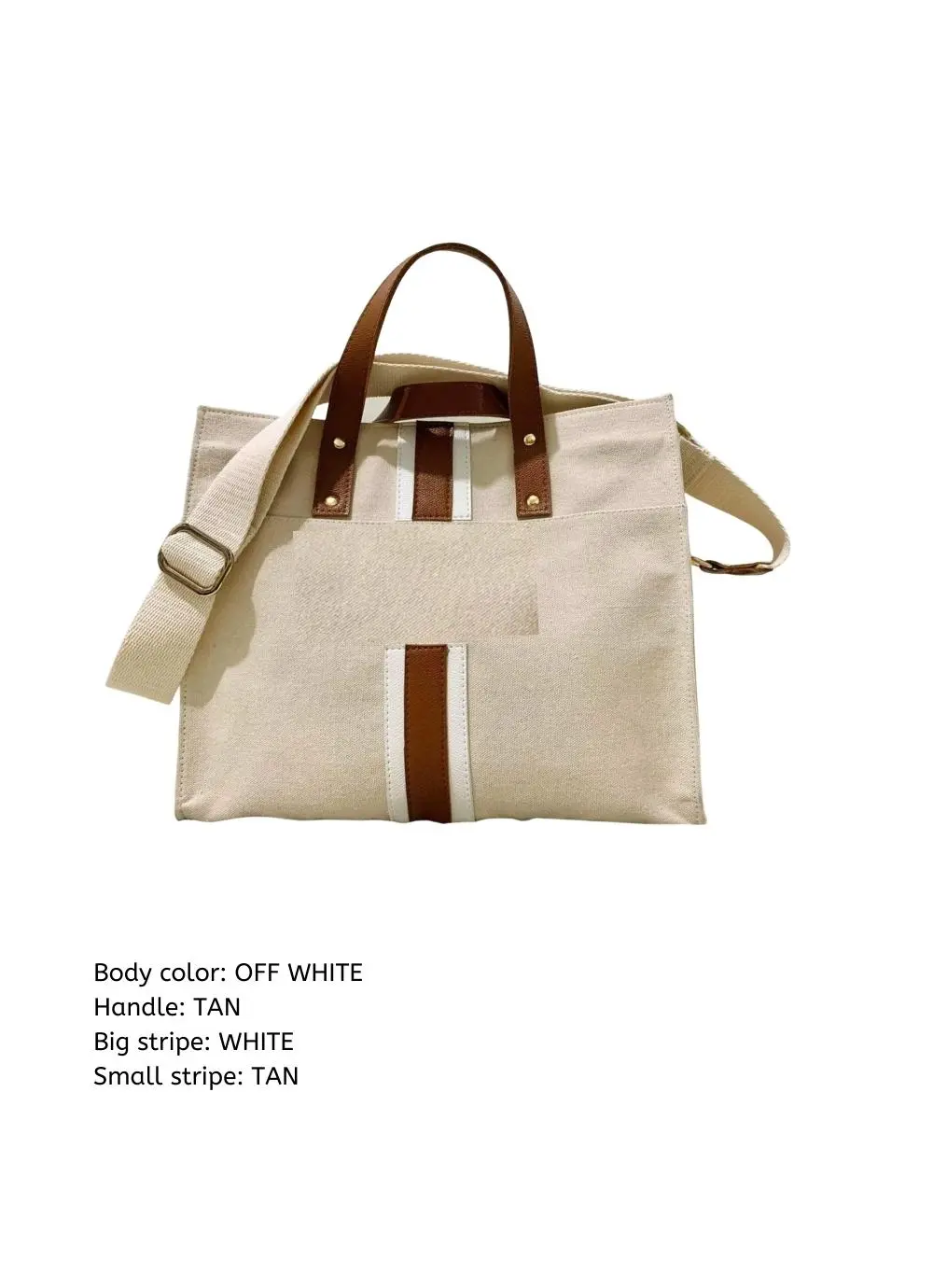Customize Briony Canvass Tote Bag