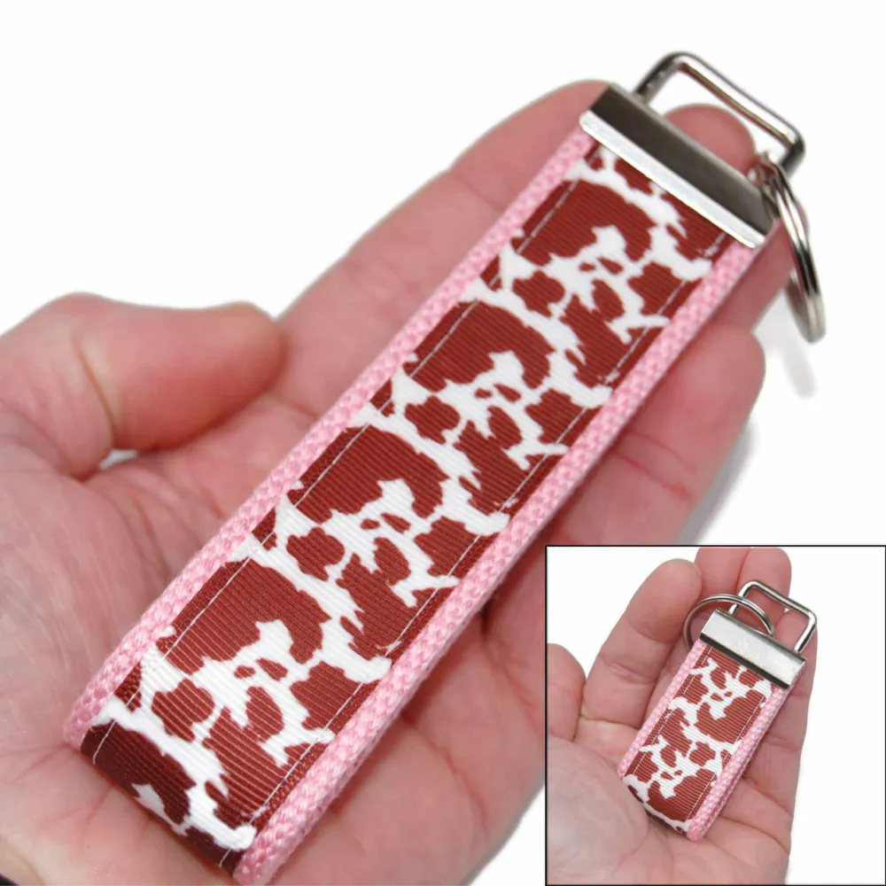 Cow Cozy Keychain