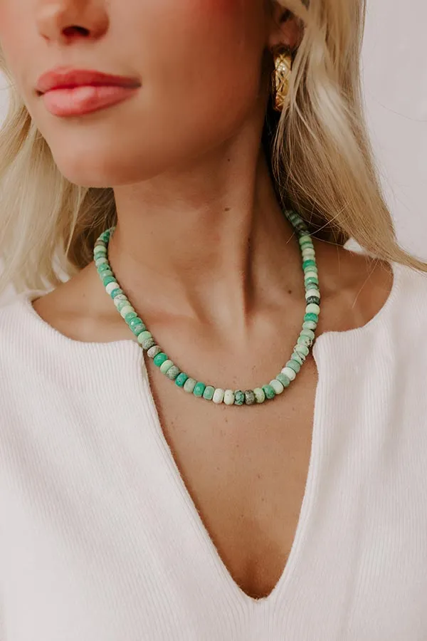 Beaded Faceted Necklace