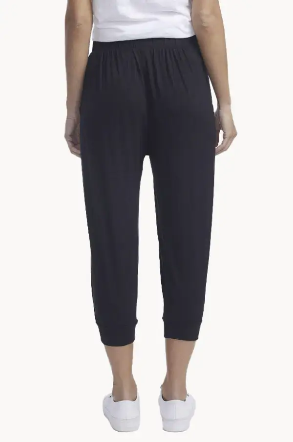 Stretch Jersey Cropped Pants