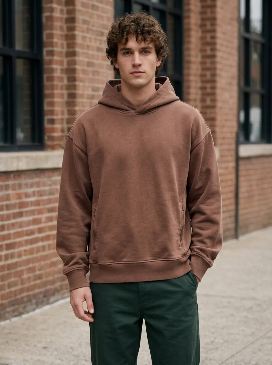 Urban Casual Pullover Unisex Pullover Hoodie