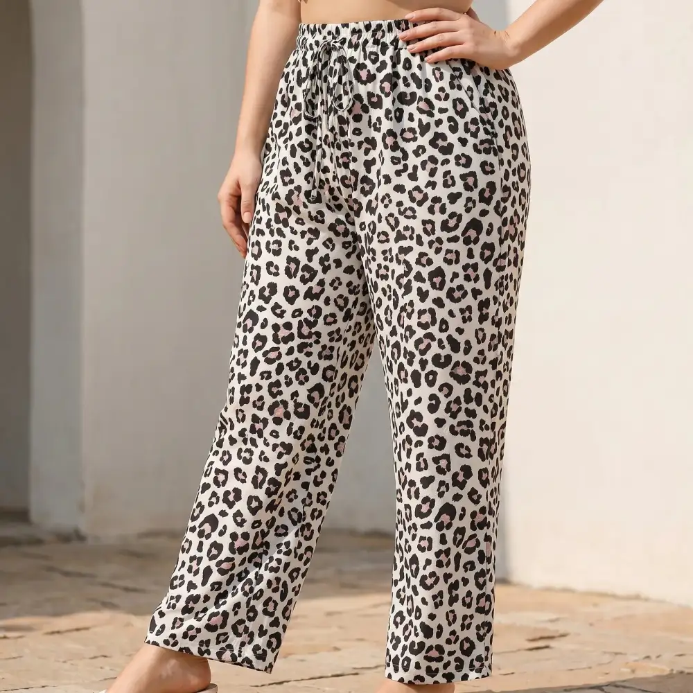 Wide Leg Animal Print