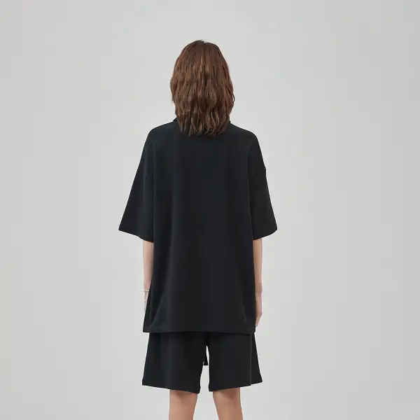 Waffle Knit Heavyweight Women's Polo Shirt