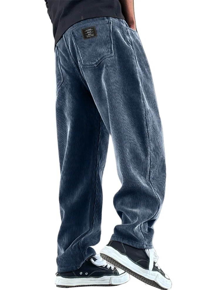 Relaxed Corduroy Utility Pocket Pants