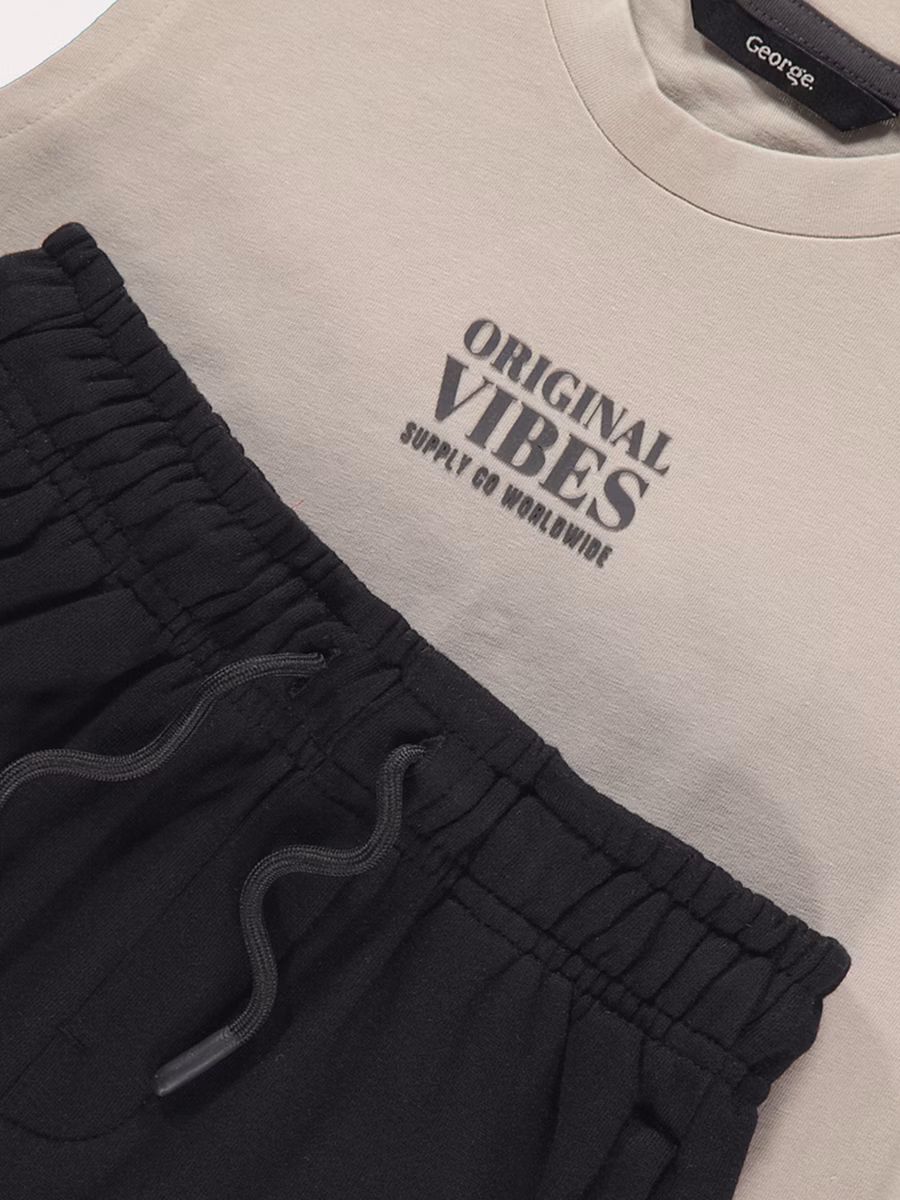 Original Vibes New York Vest and Shorts Outfit detail 2