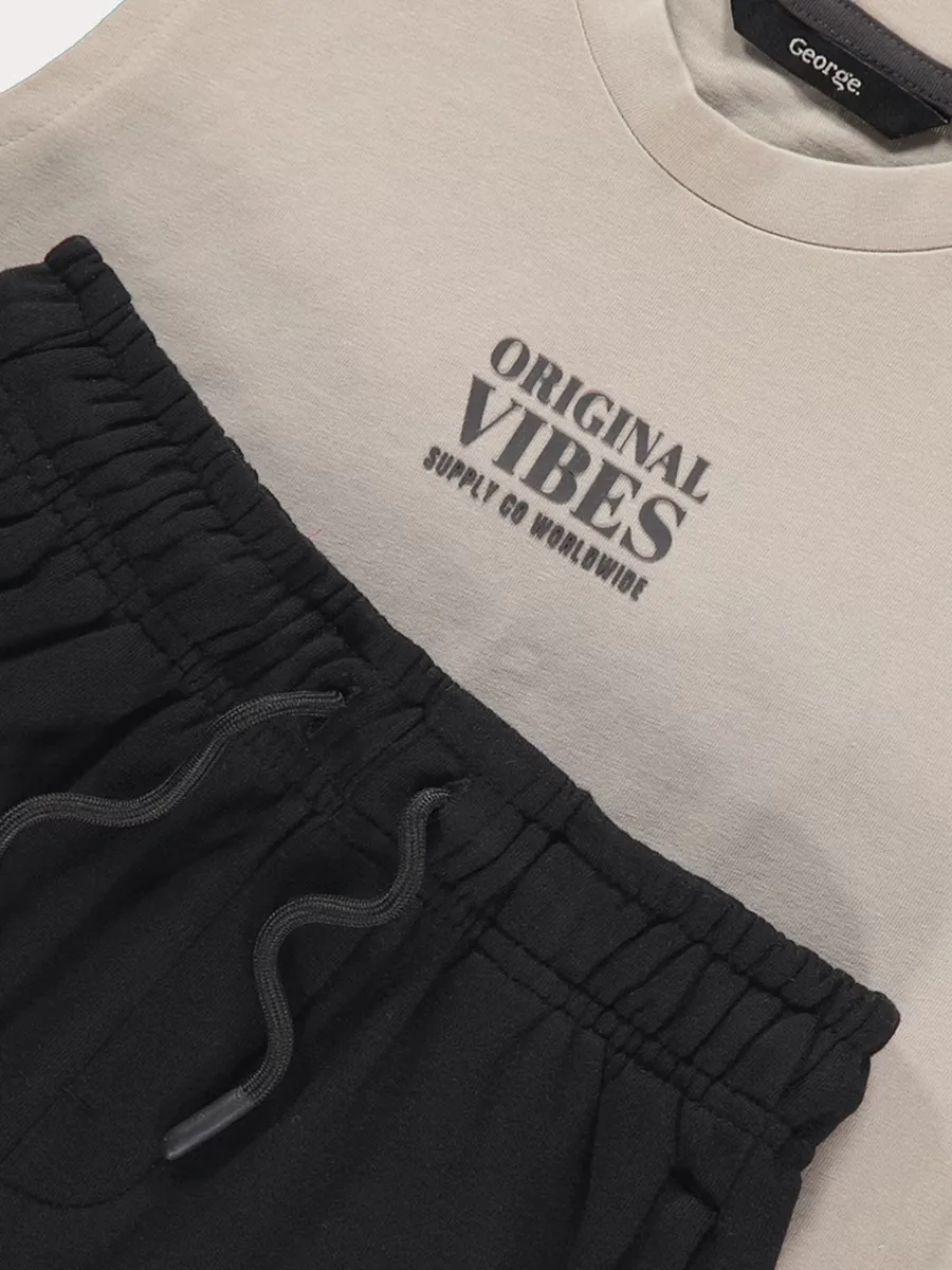 Original Vibes New York Vest and Shorts Outfit