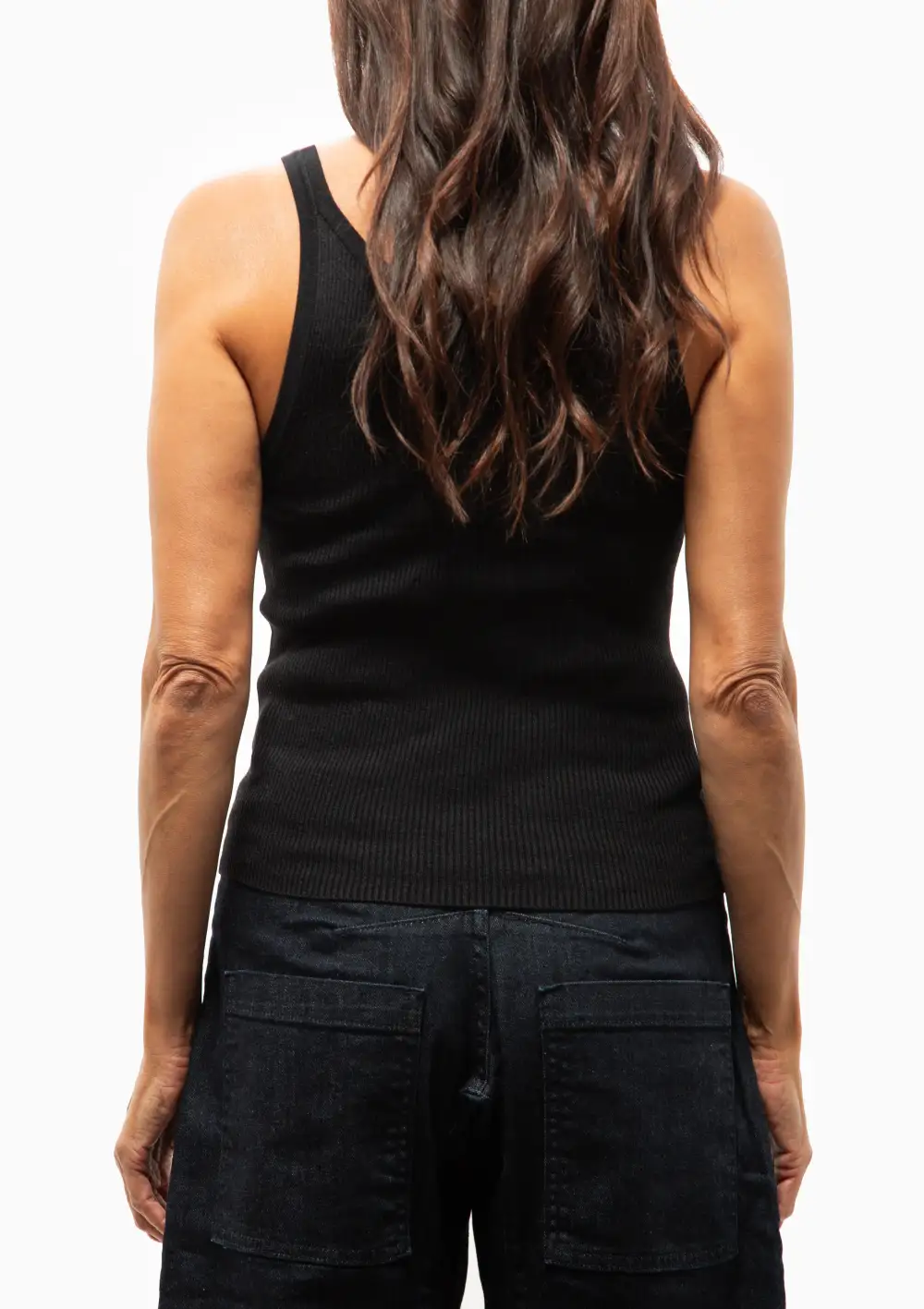 Sleeveless Sweater Shell Top