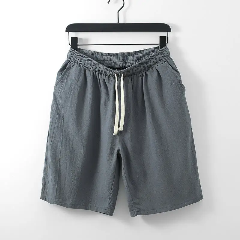 Pocketed Cotton Blend Shorts