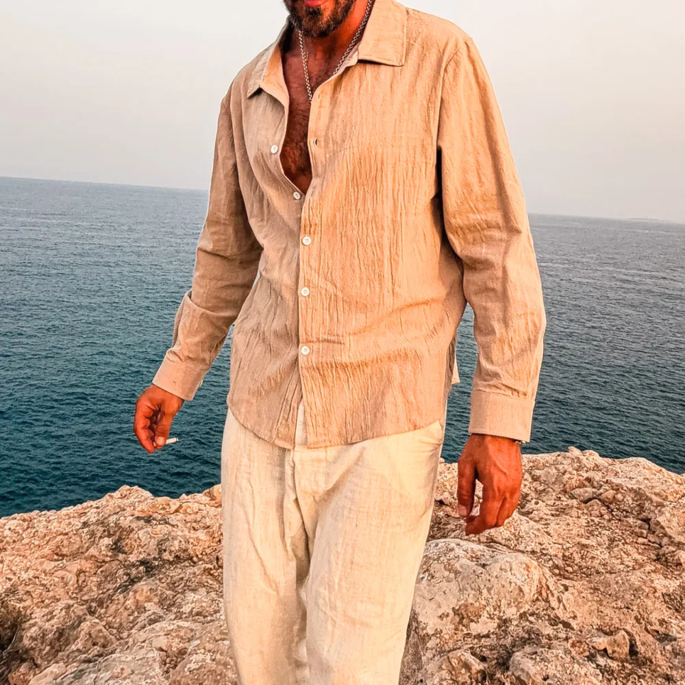 Relaxed Linen Men's Shirt
