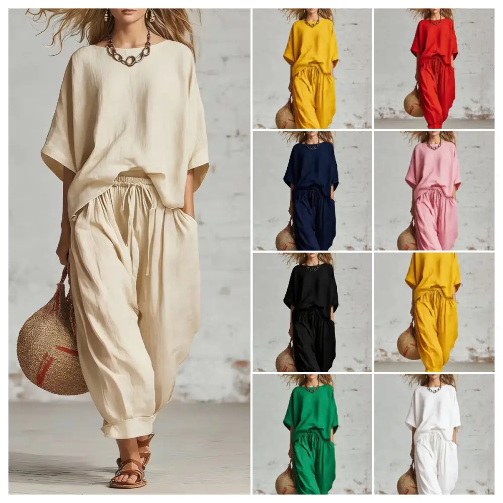 Linen Women's Two-Piece Set