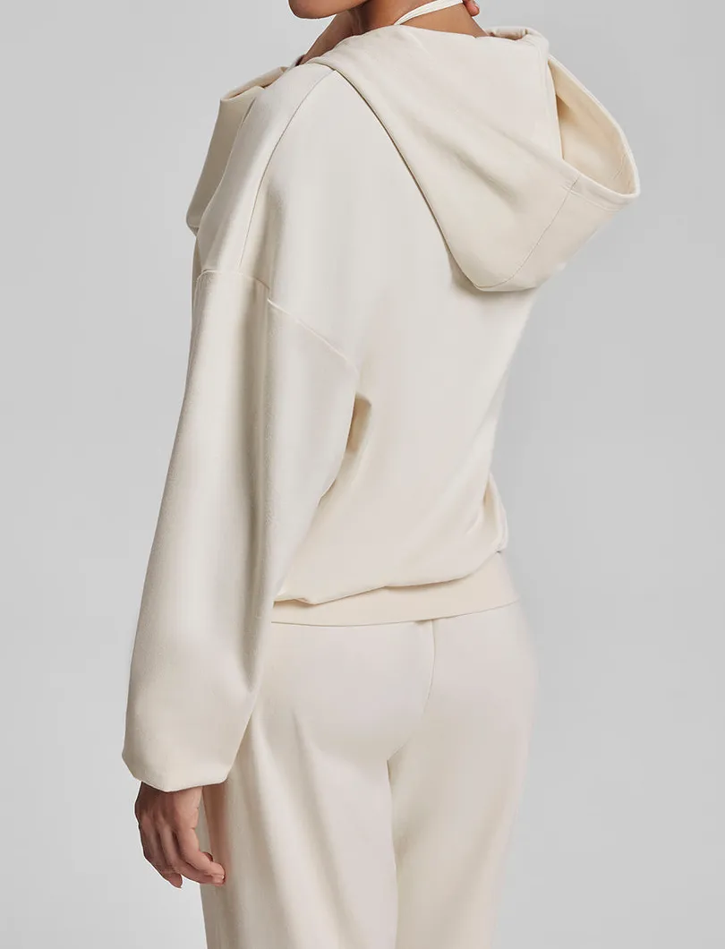 Soft Lounge Oversized Full-Zip Hoodie
