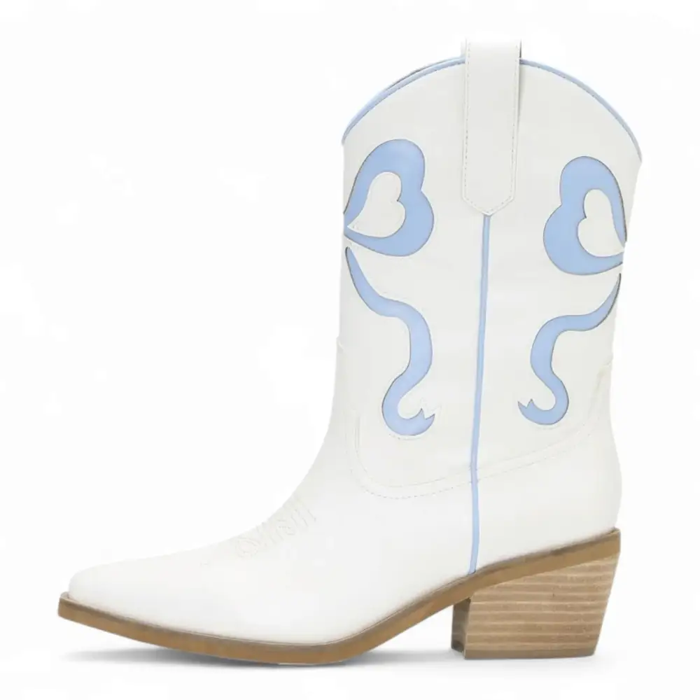 Miriam Bow Ribbon Design Coquette Booties