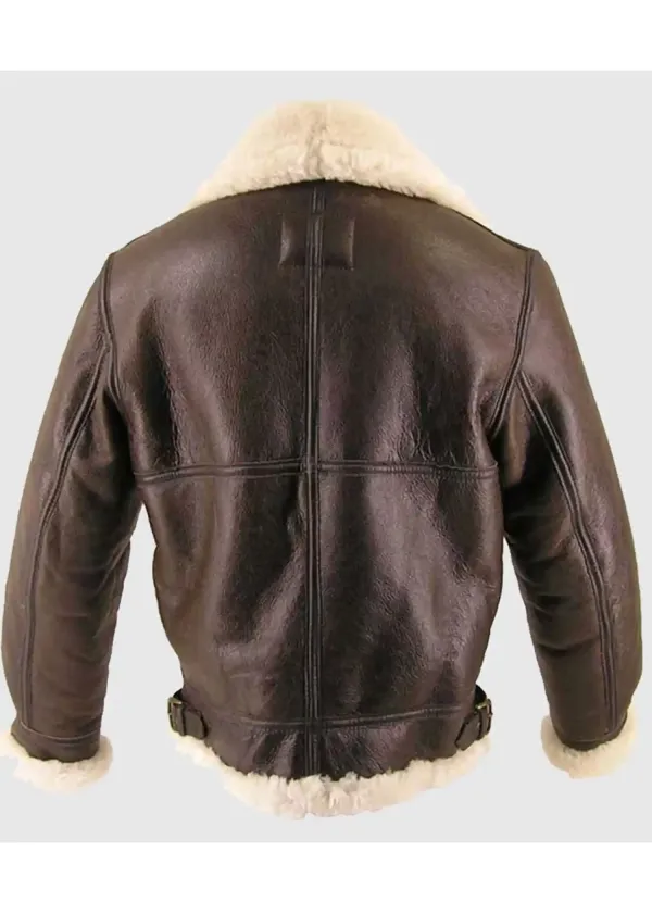 Aviator Bomber Flight Shearling Jacket