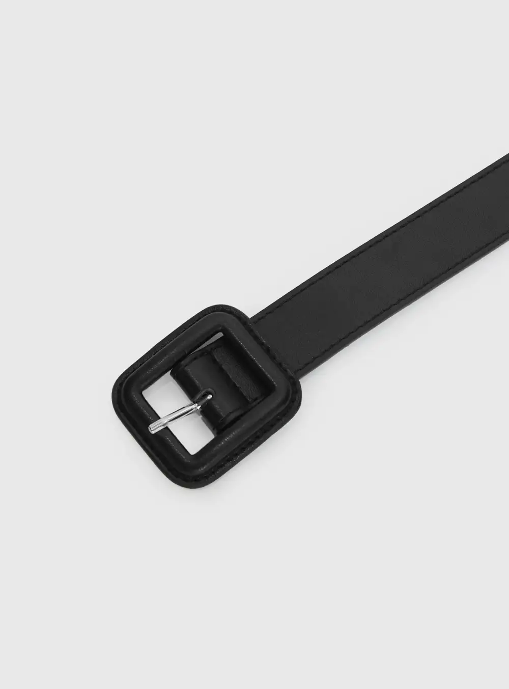 Daily Wear Buckle Faux Leather Belt