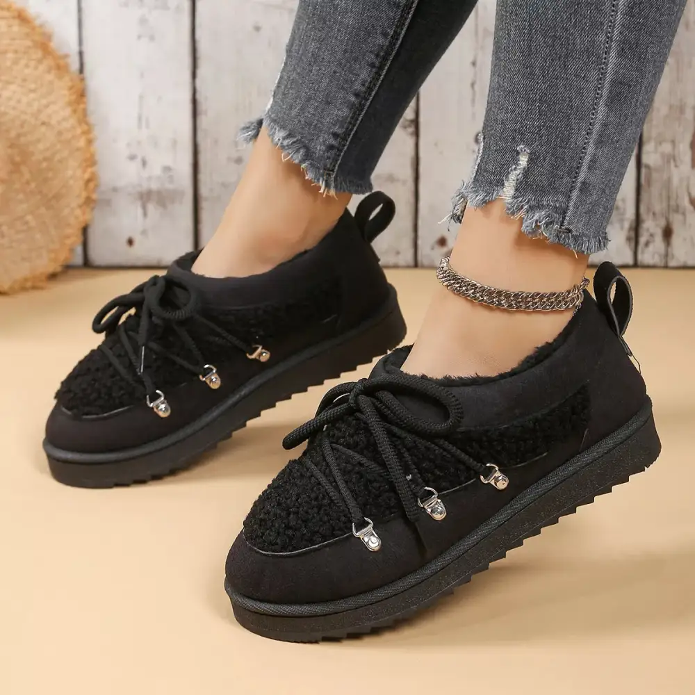 Lace-Up Ankle Boots