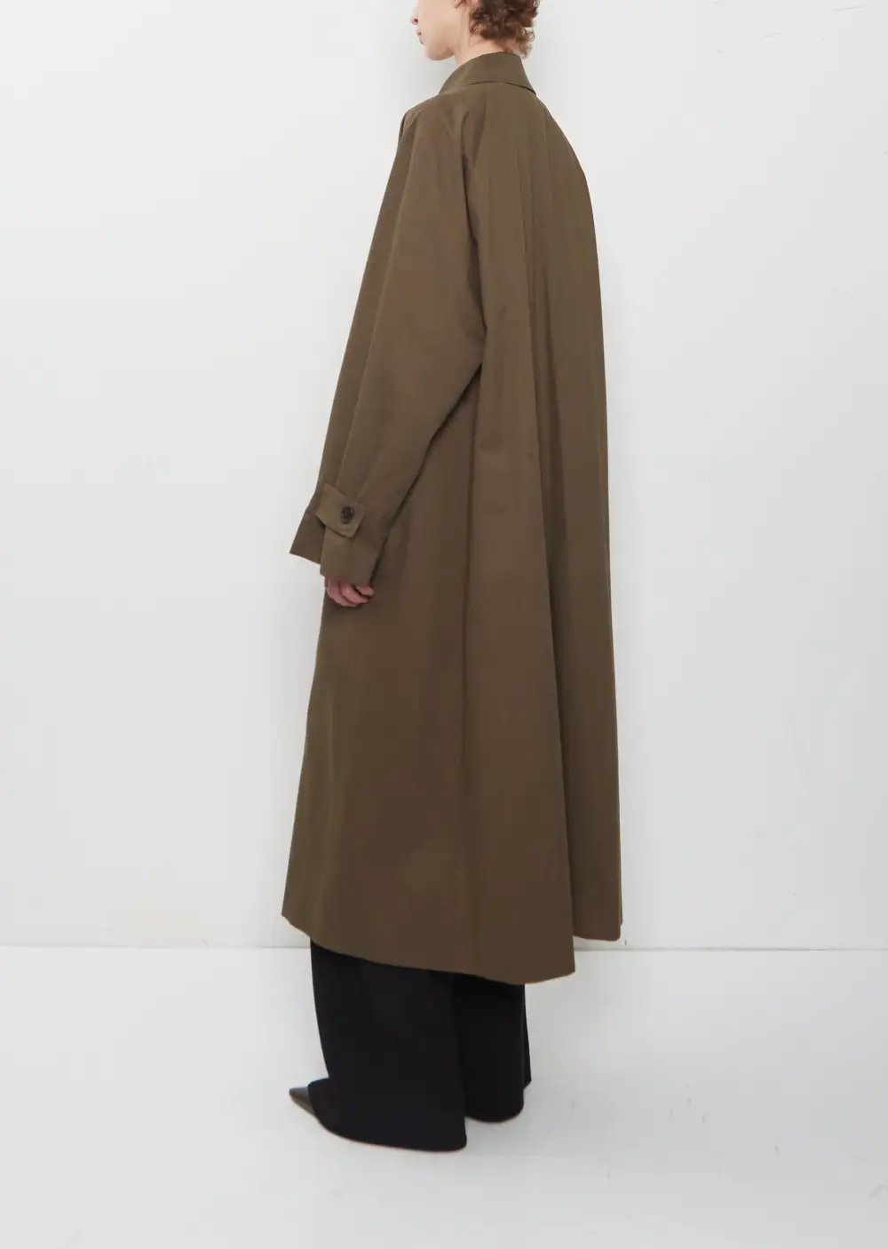 Women's Twill Trench Longline Coat