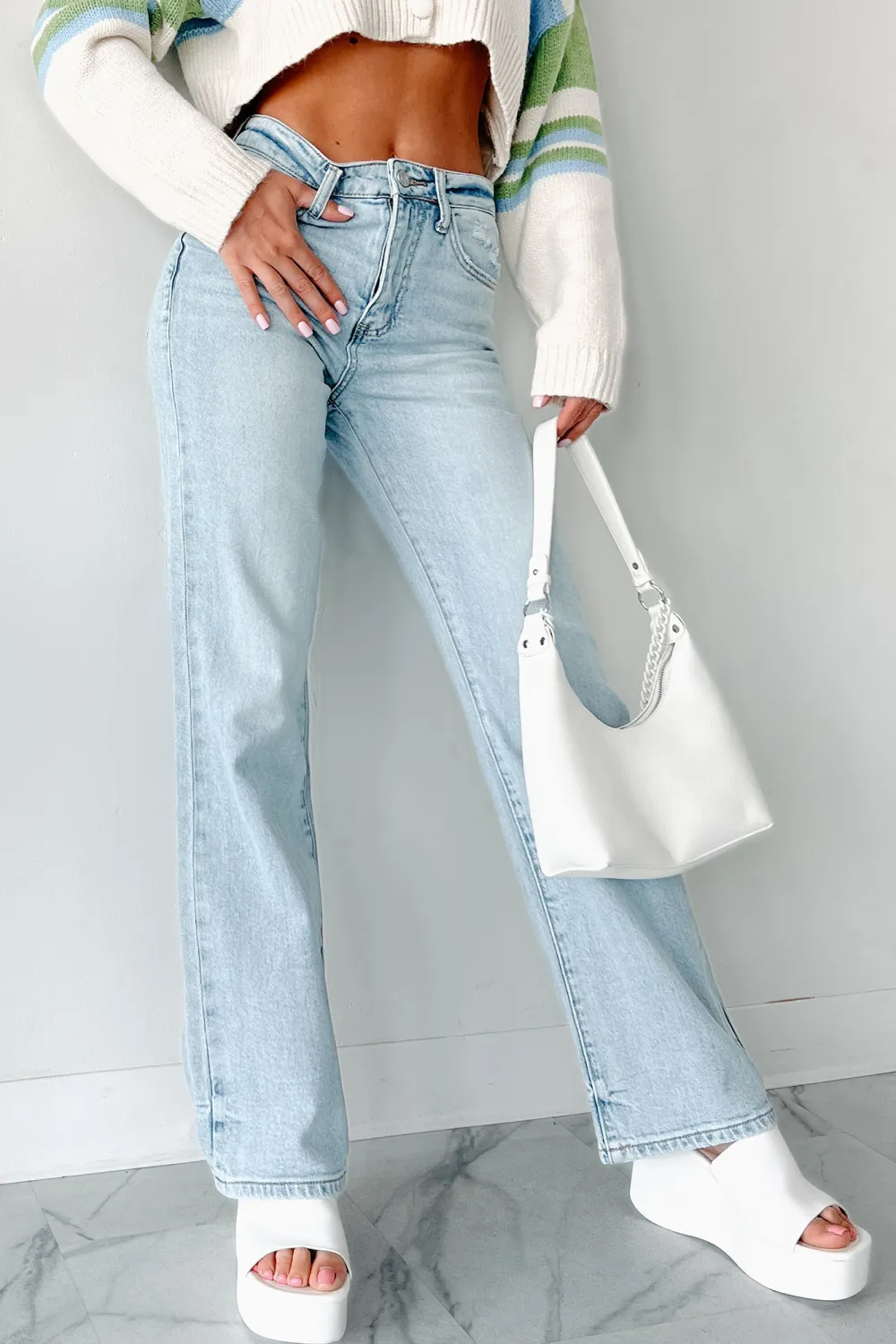 High Rise Flare Vervet Jeans