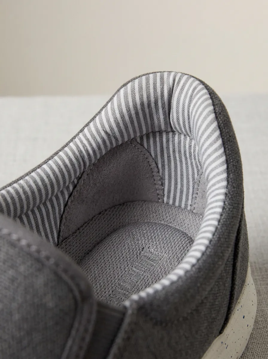 Minimal Casual Unisex Elastic Canvas Shoes