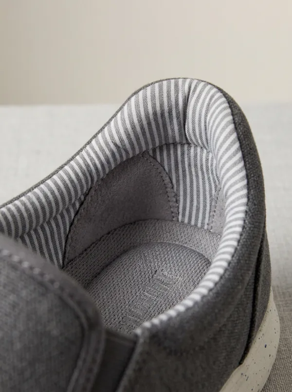 Minimal Casual Unisex Elastic Canvas Shoes
