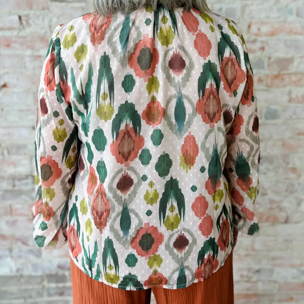 Puff Sleeve Lightweight Blouse