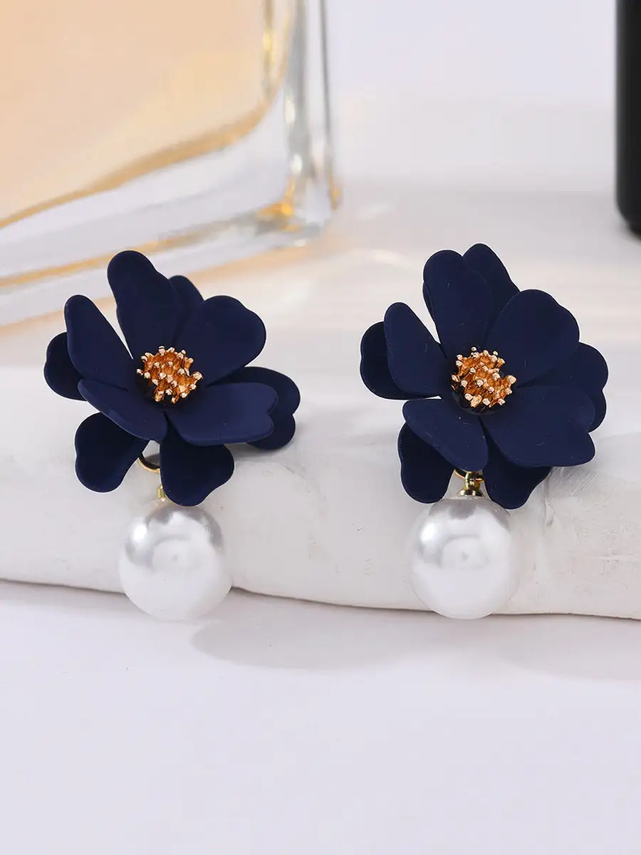 Subtle Leaf Accent Earrings