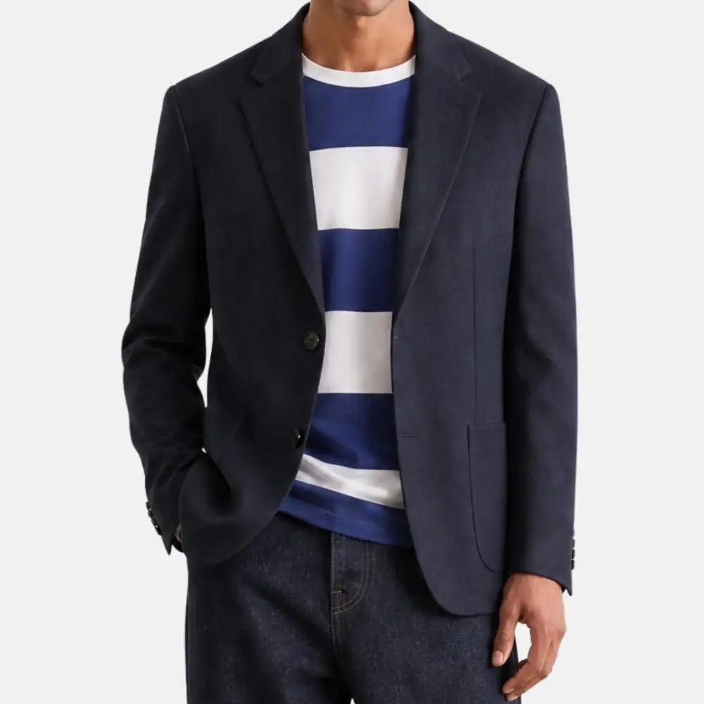 Wool Tailored Blazer Jacket