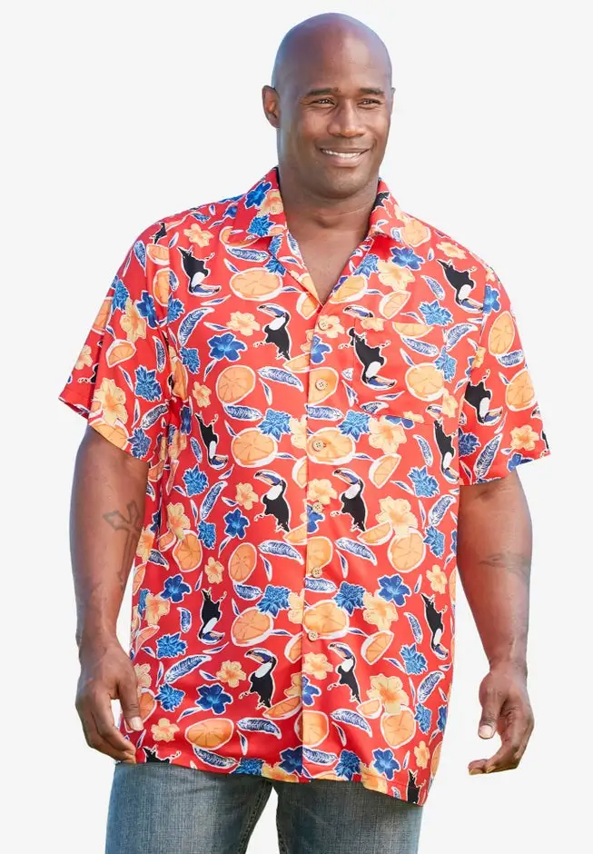 Printed Camp Shirt