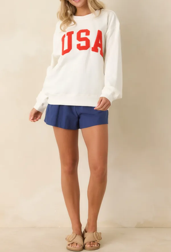 Cotton Linen Relaxed Fit Shorts