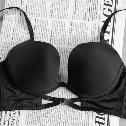 Open-Back Push-Up Bra with Stretch Straps