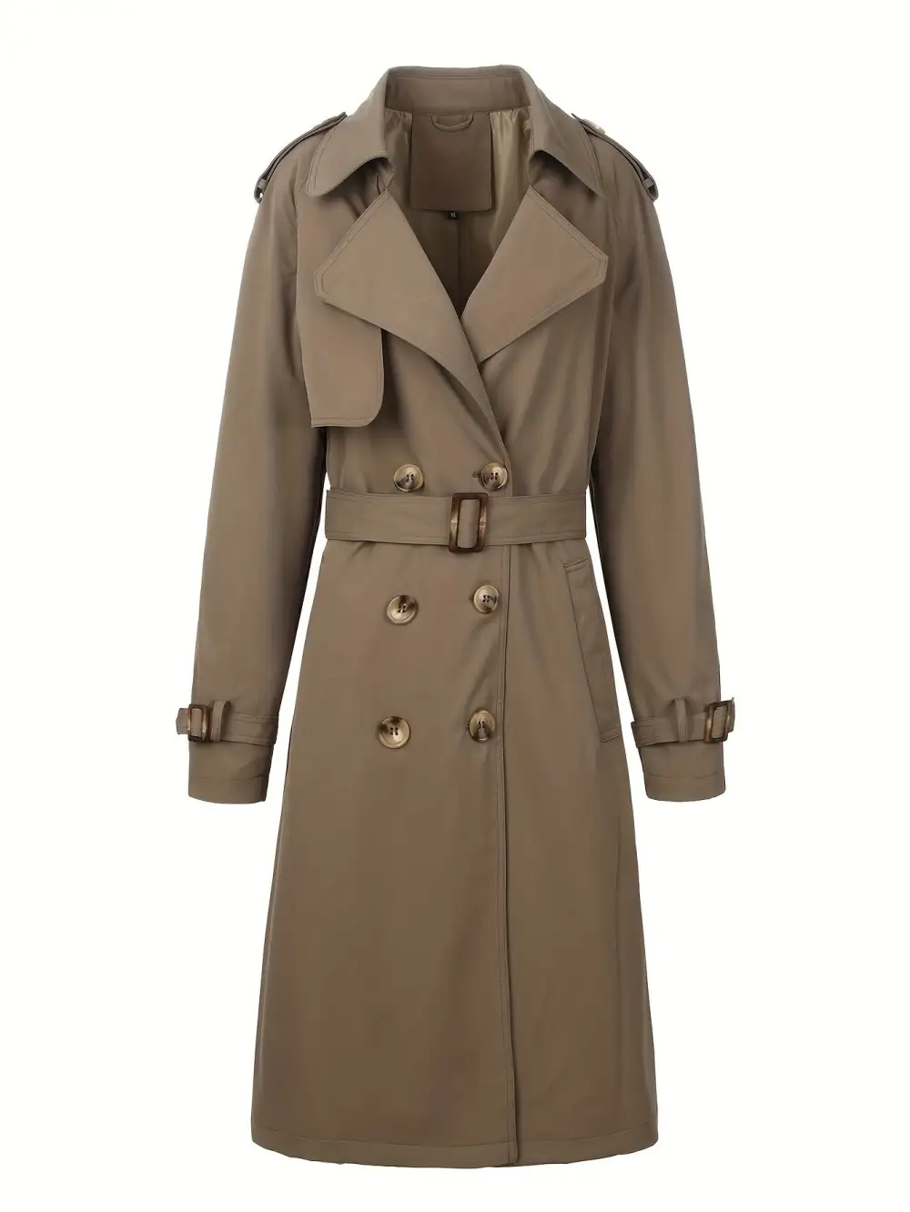 Classic Stand Collar Trench Coat