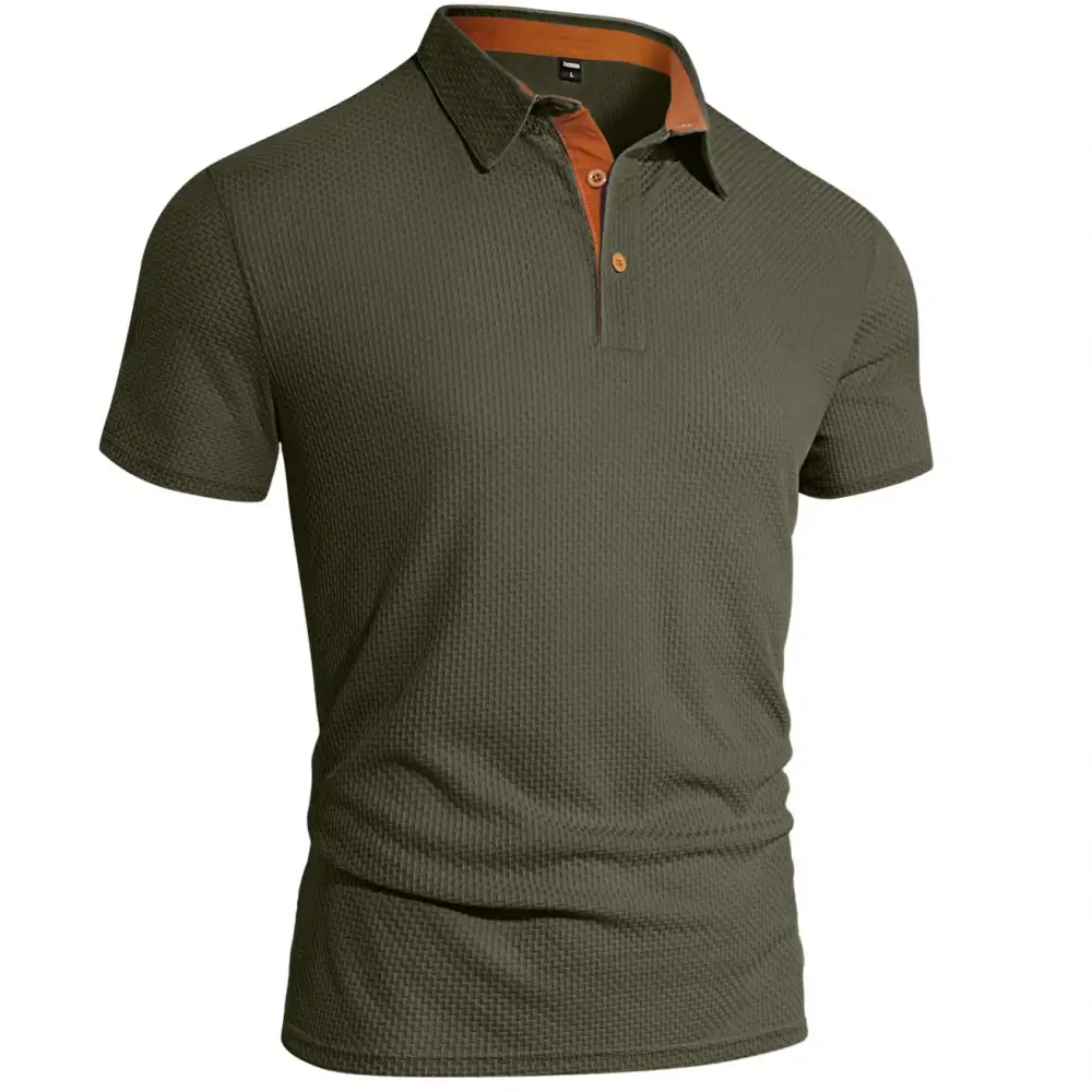 Contrast Trim Polo Shirt