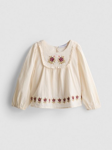 1-12yrs | The Edit Pure Cotton Floral Embroidered Blouse detail 2