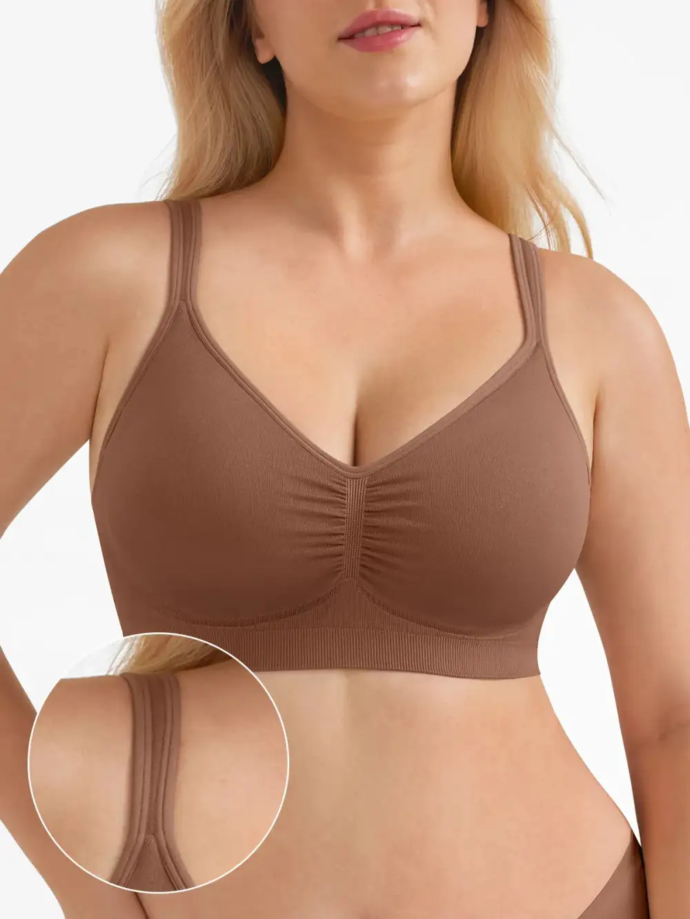 Clean Line Seamless Wireless Comfort Wide Bra