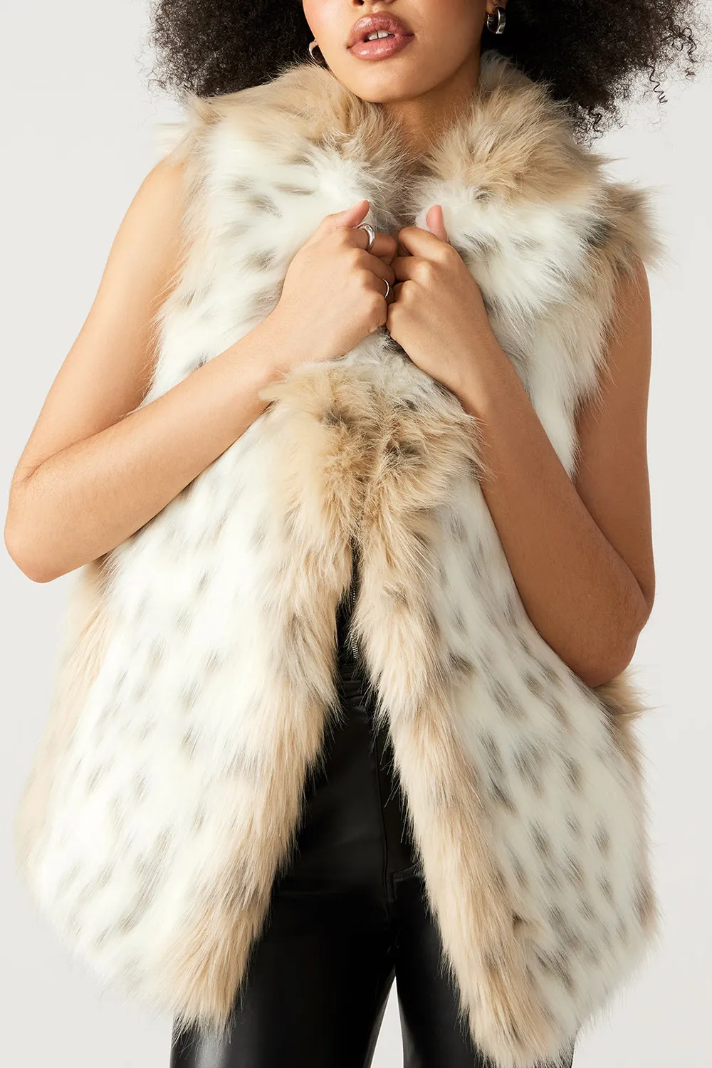 VEST SNOW LEOPARD