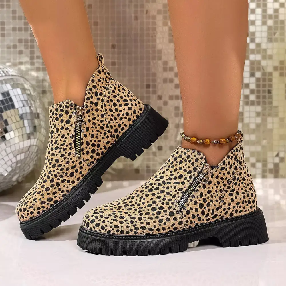Platform Side-Zip Boots