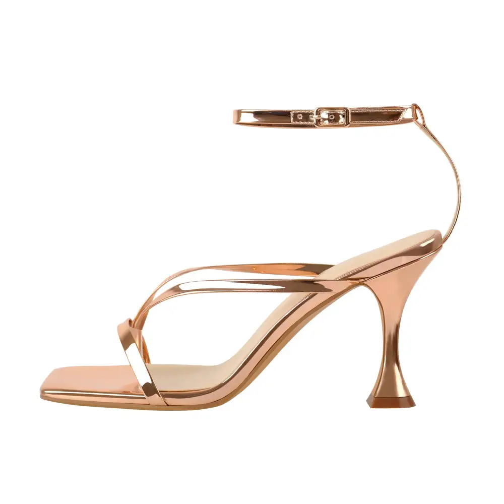 Band High Tapered Heel Sandals
