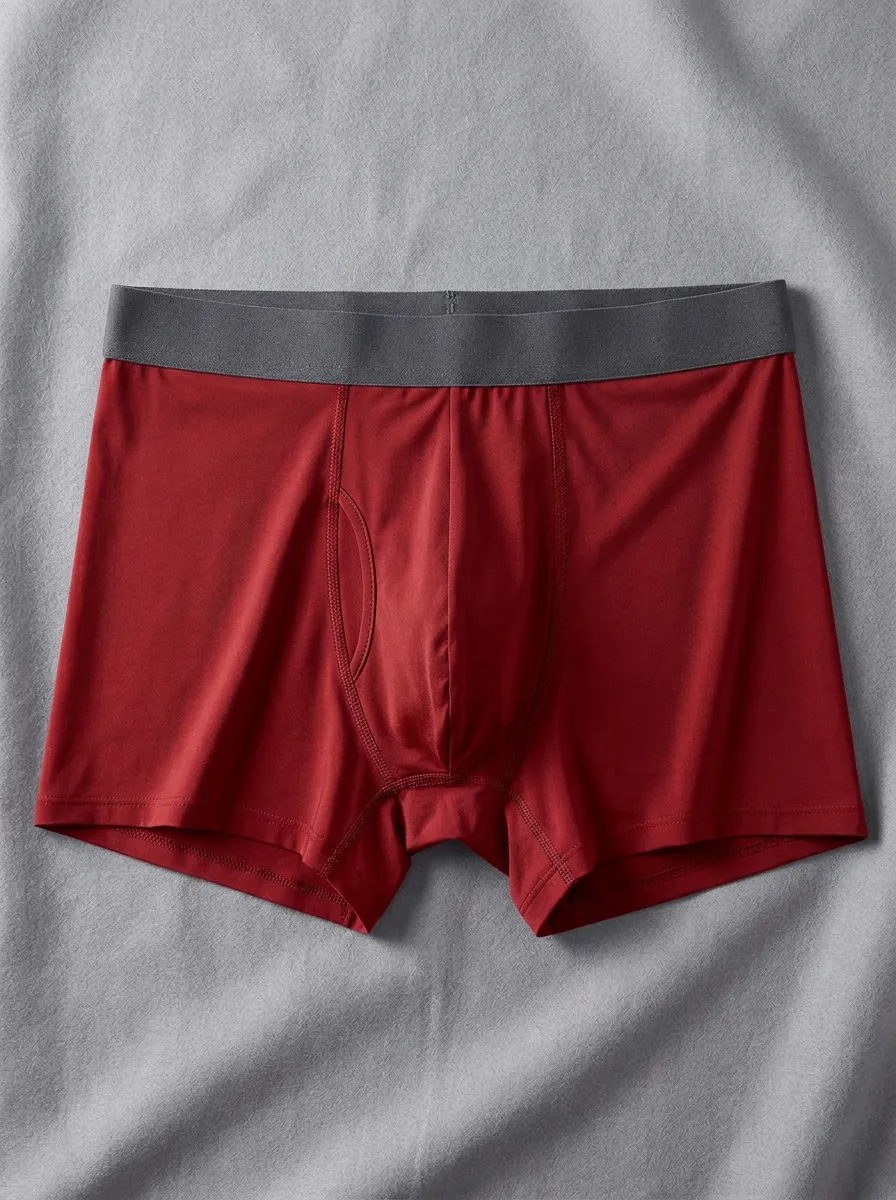 Men's Slate Blue Boxer Briefs with Contrast Waistband Boxer Briefs