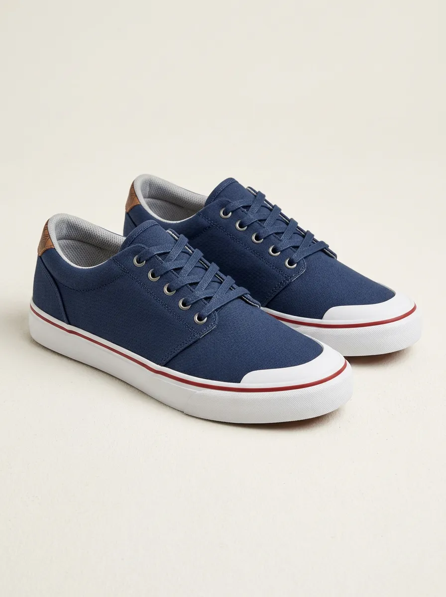Relaxed Graphic Design Men's Canvas Shoes