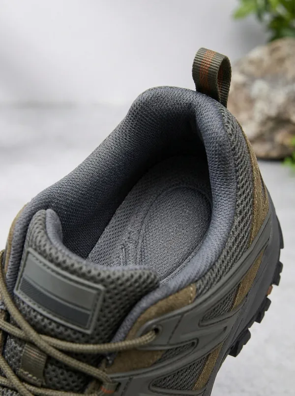 Men's Trail Grip Suede Mesh Outdoor Work Shoes