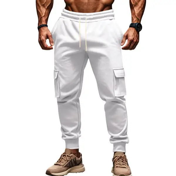 Men's o Thermo Cargo Pants Waistband Pockets Cargo Pants