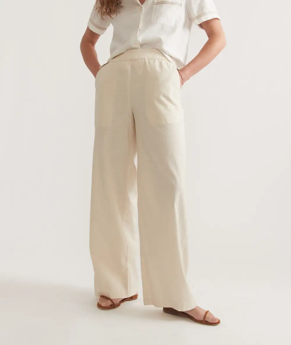 Casual Natural Trousers