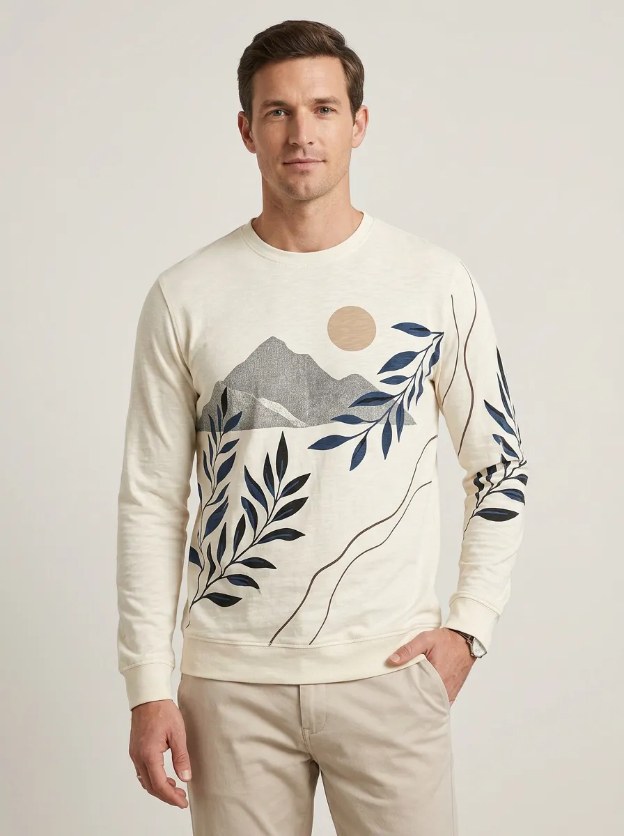 Men's Long Sleeve Versatile Subtle Shirt